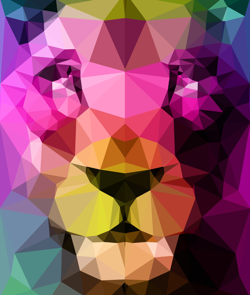 Wild Neon Lion